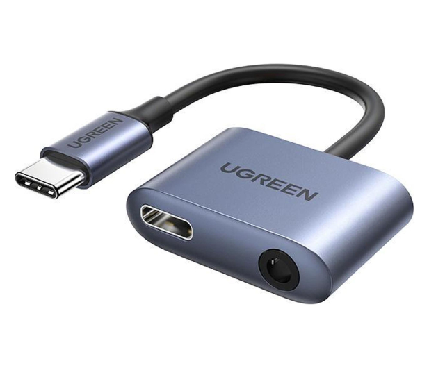 UGREEN Adapter audio CM231 USB-C do mini jack 3.5mm szary - 1488897 - zdjęcie